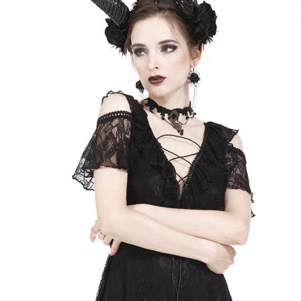 SOLD Gothic Lace Summer Dress by Dark In Love